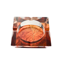 Crystal Cigar Ashtray - Tobacco Leaf