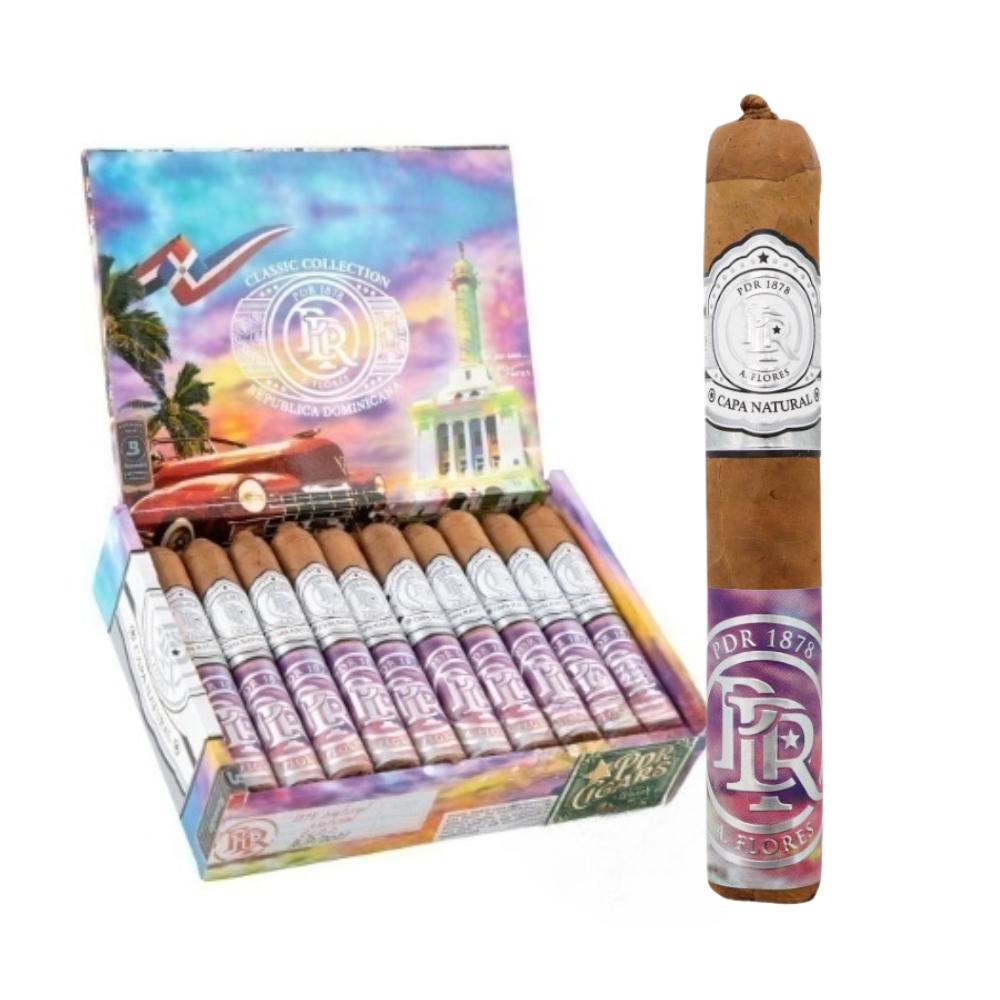 PDR 1878 Capa Natural Robusto 5 x 52 - 10ct