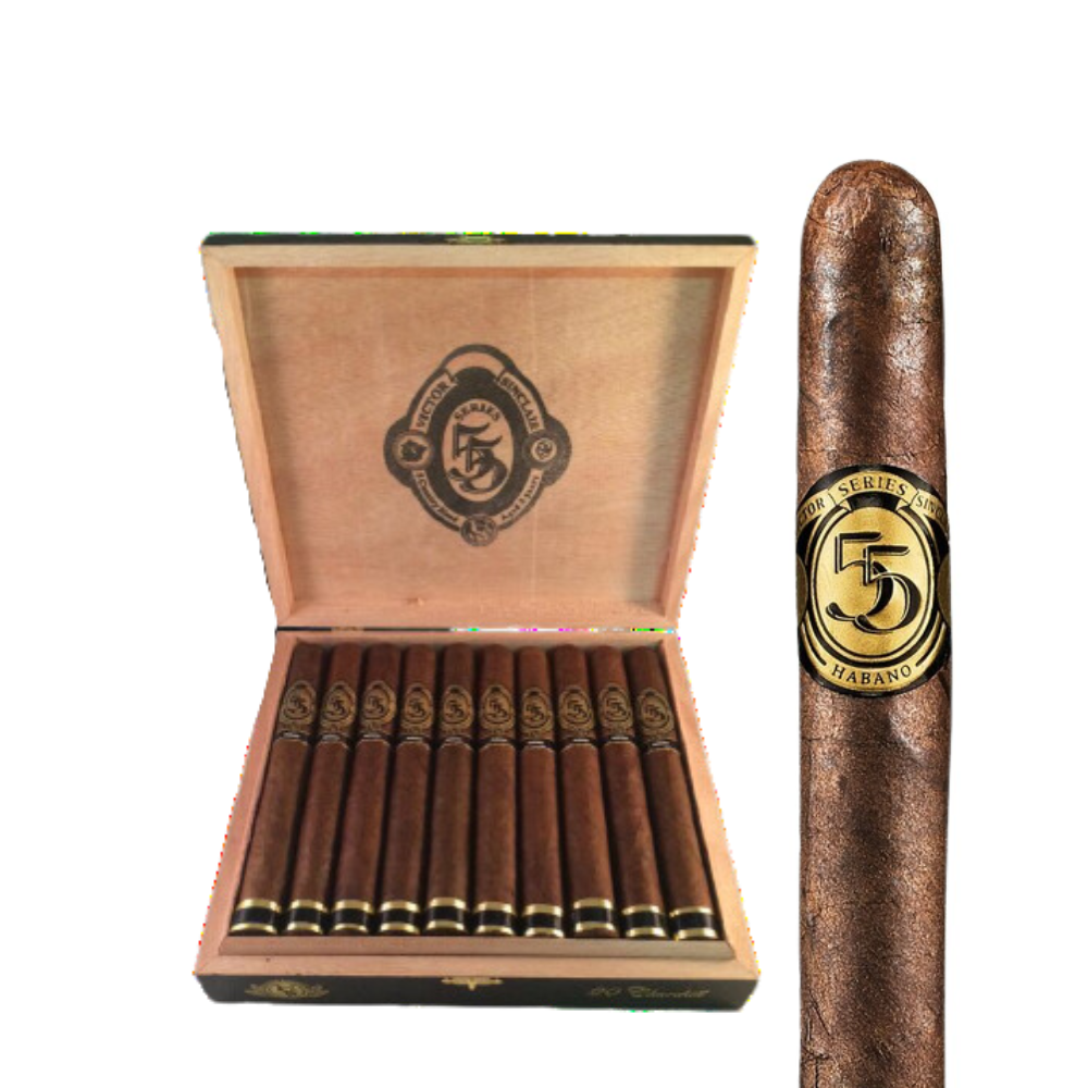 Victor Sinclair Series 55
Black Label - Habano Robusto 5 x 50 - 10ct
