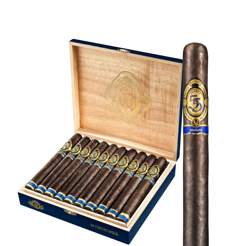 Victor Sinclair Series 55
Blue Label - Maduro Robusto 5 x 50 - 10ct