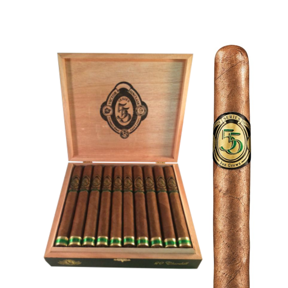 Victor Sinclair Series 55
Green Label - Sun Grown Robusto 5 x 50 - 10ct