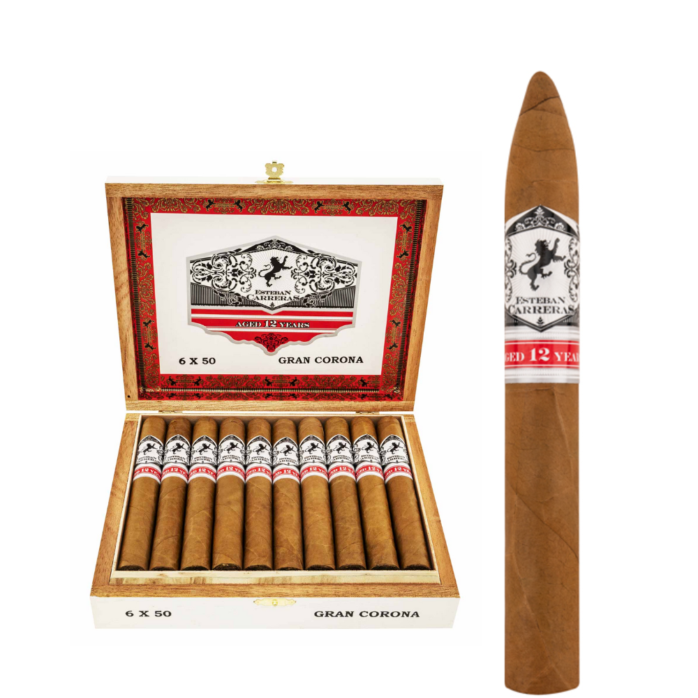 Esteban Carrera Connecticut White Label - 12 Year Aged Cornita 4x42 - 10ct