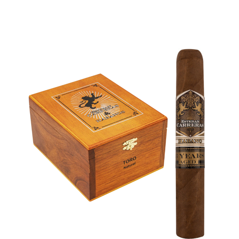 Esteban Carrera Nicaraguan Natural - 13 Year Aged Corona 6x44 - 10ct