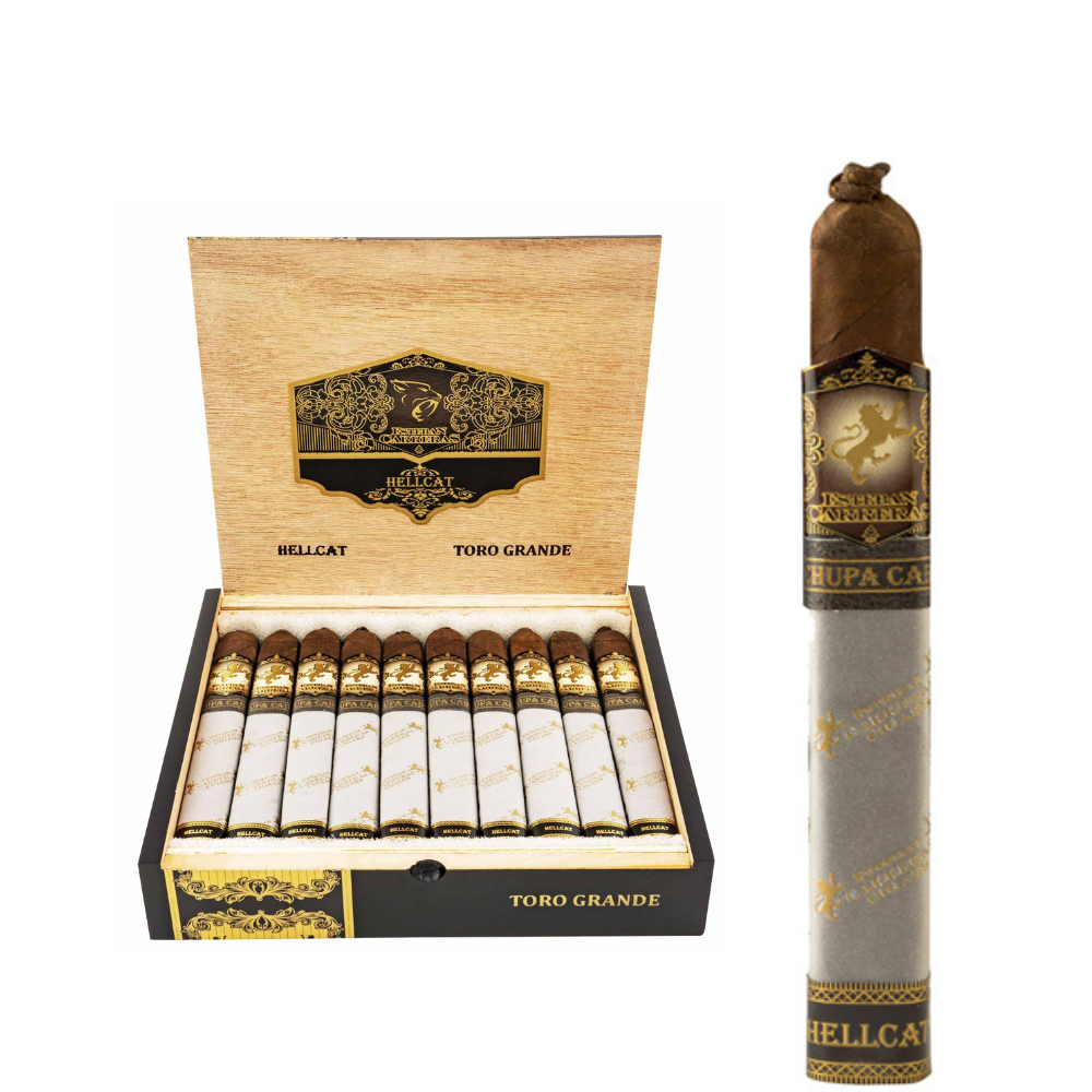 Esteban Carrera Hell Cat - Robusto Grande 5.5x54 Box Pressed  - 10ct