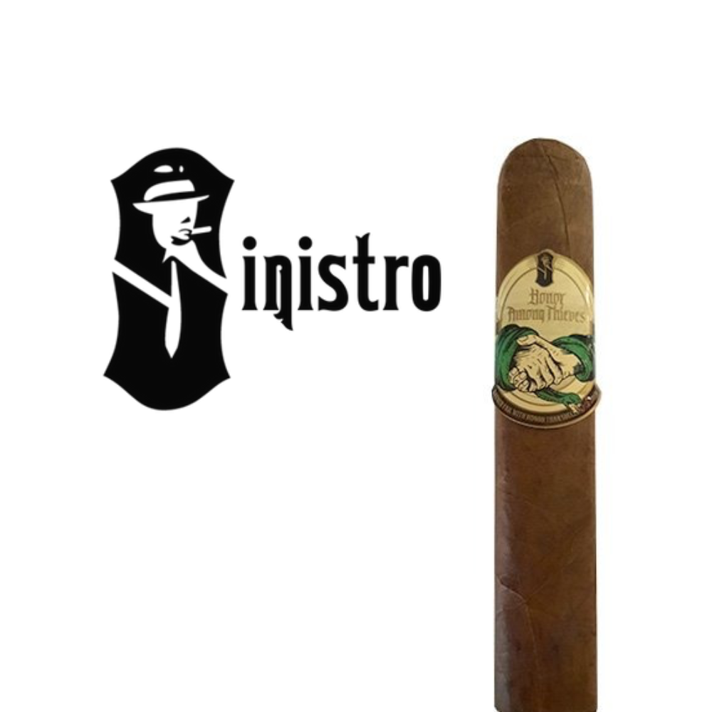 Sinistro Honour Amoung Thieves Maduro Robusto Box Pressed 5"x54 - 20ct