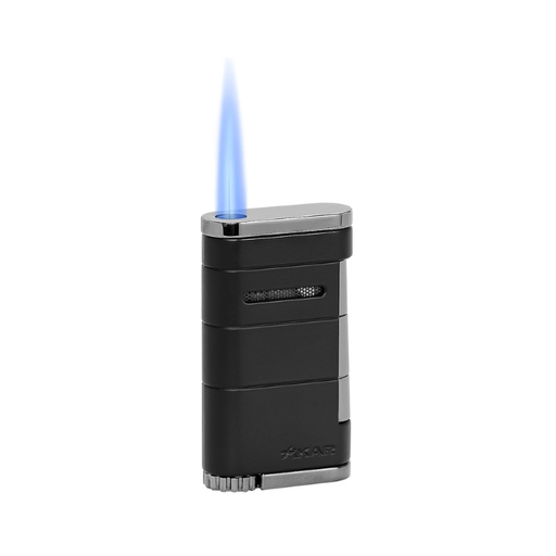 [XI-531BK] Xikar Allume Single Flame Torch Lighter - Tuxedo Black