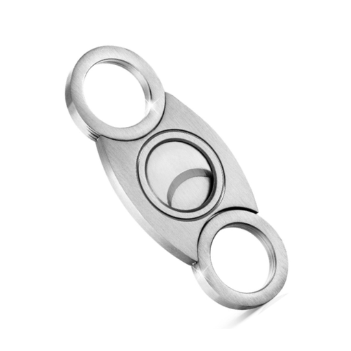 [METAL CIGAR CUTTER] Double Blade Metal Round Cutter-Each